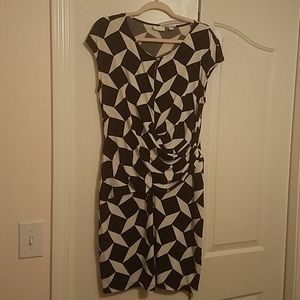 New York and company black and white dress Large
